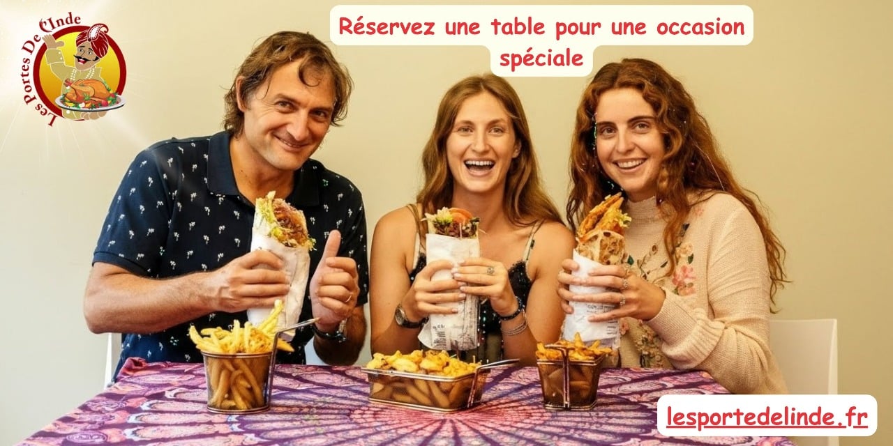 Réservez une table pour une occasion spéciale et profitez d’une expérience culinaire festive